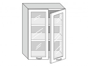 19.60.4 Шкаф настенный (h=913) на 600мм с 2-мя стек.дверцами в Аше - asha.magazinmebel.ru | фото