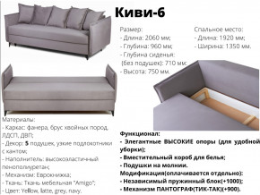 Диван Киви-6 ВМ в Аше - asha.magazinmebel.ru | фото - изображение 2