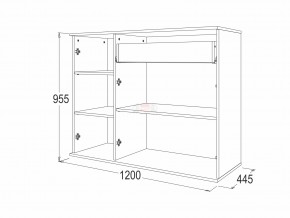 Комод 10 фант ясень анкор в Аше - asha.magazinmebel.ru | фото - изображение 2