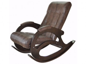 Кресло-качалка К 5/1 коричневый крокодил в Аше - asha.magazinmebel.ru | фото