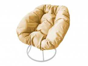 Кресло Пончик без ротанга бежевая подушка в Аше - asha.magazinmebel.ru | фото
