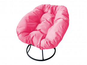 Кресло Пончик без ротанга розовая подушка в Аше - asha.magazinmebel.ru | фото