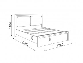 Кровать 1600 с мягкой частью Глэдис М31 в Аше - asha.magazinmebel.ru | фото - изображение 2