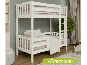 Кровать 2-х ярусная Аист-2 Классика белый 1800х900 мм в Аше - asha.magazinmebel.ru | фото