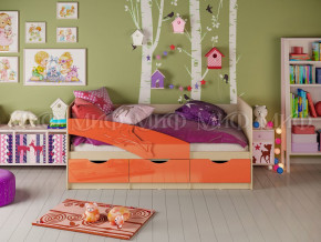Кровать Дельфин 1800 Оранжевый металлик в Аше - asha.magazinmebel.ru | фото