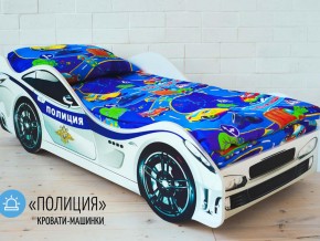 Кровать детская машина Полиции в Аше - asha.magazinmebel.ru | фото