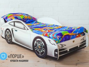 Кровать детская машинка Порше в Аше - asha.magazinmebel.ru | фото