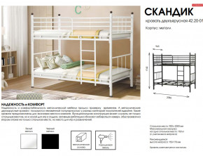 Кровать двухъярусная Скандик 42.20-01 в Аше - asha.magazinmebel.ru | фото - изображение 2