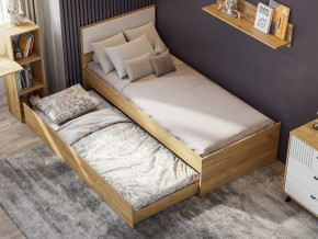Кровать одинарная Милан выкатная с настилом в Аше - asha.magazinmebel.ru | фото