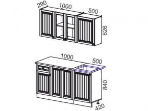 Кухня Хозяюшка 1500 трюфель в Аше - asha.magazinmebel.ru | фото - изображение 2