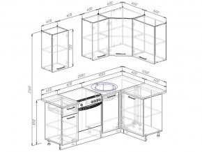 Кухонный гарнитур Антрацит 2000х1200 в Аше - asha.magazinmebel.ru | фото - изображение 3