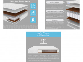 Матрас Sleep Nova шириной 800 мм в Аше - asha.magazinmebel.ru | фото - изображение 2