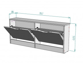 Обувница W101 в Аше - asha.magazinmebel.ru | фото - изображение 3