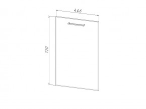 П 45 Комплект для посудомоечной машины 450 мм (цоколь + фасад) ЛДСП в Аше - asha.magazinmebel.ru | фото