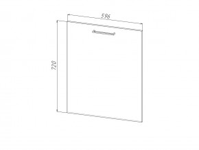 П 60 Комплект для посудомоечной машины 600 мм (цоколь + фасад) ЛДСП в Аше - asha.magazinmebel.ru | фото