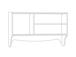 Полка 10.119 Флоренция в Аше - asha.magazinmebel.ru | фото - изображение 2