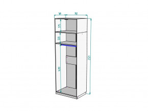 Шкаф Malta light H287 с антресолью HA2 Белый в Аше - asha.magazinmebel.ru | фото - изображение 2