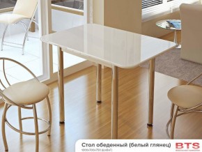 Стол обеденный белый глянец в Аше - asha.magazinmebel.ru | фото