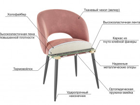 Стул Моли велюр синий в Аше - asha.magazinmebel.ru | фото - изображение 2